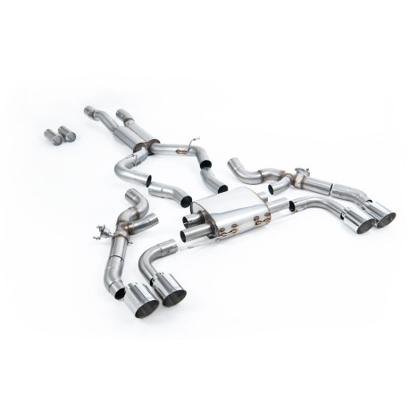 SISTEME DE EVACUARE Milltek Milltek GPF-back exhaust for BMW X3 X3M/X3M Comp 3.0 (G01) (GPF) 2019-2021 - Polished tips | race-shop.ro