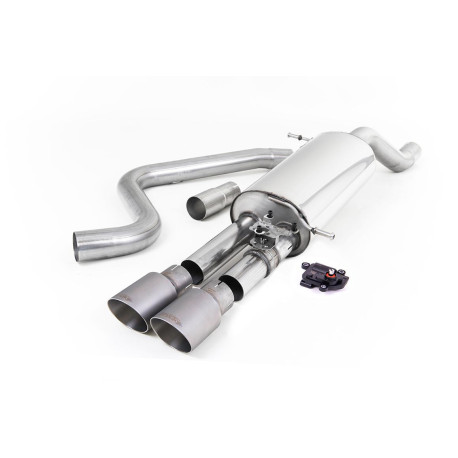 SISTEME DE EVACUARE Milltek Milltek Cat-back exhaust for Ford Fiesta Mk8 & Mk8.5 ST 1.5 EcoBoost 200PS (non-GPF) 2020+ - Twin titanium tips | race-shop.ro