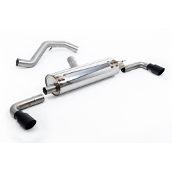 Milltek GPF-back exhaust resonated for INEOS Grenadier B57 3.0 I6 Turbo Diesel (non-GPF) 2023+ - Twin Cerakote black tips