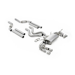 Milltek GPF-back exhaust for Land Rover Defender 110 OCTA P635 (non-GPF) 2025+ - Black tips