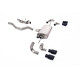 Milltek GPF-back exhaust for Land Rover Defender 90 2.0 I4 P300 & P400e (non-GPF) 2020+ - Quad Cerakote black tips