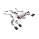 Milltek GPF-back exhaust resonated valved for Land Rover Defender 90 5.0 V8 425PS & 525PS (GPF) 2021+ - Carbon tips