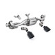 Milltek GPF-back exhaust for Porsche Boxster 718 GTS & Spyder 4.0 (GPF, Manual) 2020+ - Cerakote black tips