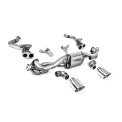 Milltek GPF bypass pipe for Porsche Cayman 718 GT4 4.0 (GPF, Manual) 2020+ - Polished tips