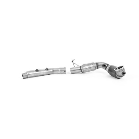 SISTEME DE EVACUARE Milltek Milltek Large-bore downpipe with sports cat for Skoda Octavia vRS 2.0 TSI 245PS Hatch/Estate (HJS cat, for OE system) 2020+ | race-shop.ro