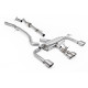 Milltek Primary cat-back exhaust (loudest) valved for Toyota Corolla GR Corolla Turbo (non-GPF) 2023+ - Brushed titanium tips