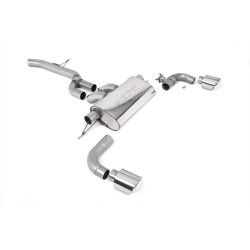 Milltek GPF-back exhaust for Toyota Supra A90 2.0 Turbo B48 (non-GPF) 2021+ - Polished tips