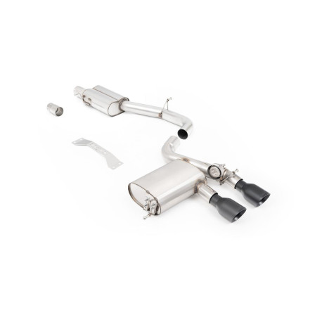 SISTEME DE EVACUARE Milltek Milltek V2 sistem de evacuare cat-back cu clapete pentru Volkswagen Golf MK5 R32 3.2 V6 (fără GPF) 2005-2009 - tipsuri Cerakote | race-shop.ro