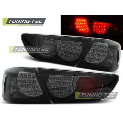 TUNING-TEC stopuri LED pentru MITSUBISHI LANCER 8 SEDAN 08-11 (LIMOUSINE), negru-fumuriu