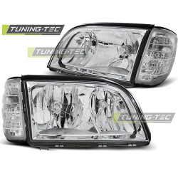 TUNING-TEC faruri pentru MERCEDES W140 S-KLASA 03.91-10.98 (H4), crom