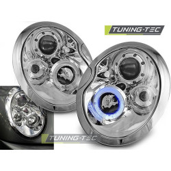 TUNING-TEC faruri (Angel Eyes) pentru BMW MINI (COOPER) 01-04 (H1), crom