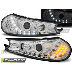 TUNING-TEC faruri (DRL) pentru FORD MONDEO 10.96-08.00 (H1), crom, V2