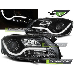 TUNING-TEC faruri (Tube Light) pentru VW PASSAT B7 10.10-10.14 (H7/H1), negru