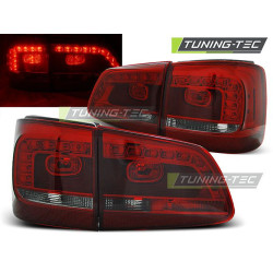 TUNING-TEC stopuri LED pentru VW TOURAN 08.10, roșu-fumuriu