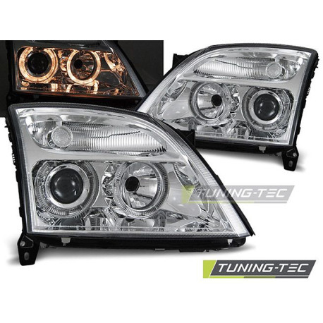 Iluminare auto TUNING-TEC faruri (Angel Eyes) pentru OPEL VECTRA C 04.02-08.05 (H7), crom | race-shop.ro