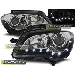 Faruri lumină de zi negru pentru VW Touran 06-10