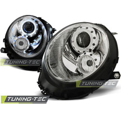 Faruri Angel Eyes crom pentru BMW Mini (Cooper) 06-14