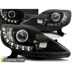 Faruri Peugeot 107 05-11 lumină de zi negru