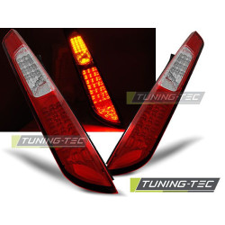 TUNING-TEC stopuri LED pentru FORD FOCUS MK2 09.04-08 HB (HATCHBACK), roșu-alb