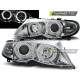 TUNING-TEC faruri (Angel Eyes) pentru BMW E46 09.01-03.05 (LIMOUSINE, TOURING, H7/H1), crom