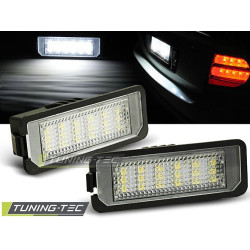 Lămpi led număr inmatriculare pentru VW Golf IV Golf V Passat B6 Passat EOS PHATEON New Beetle 06- LUPO 99-06 Polo 9N3