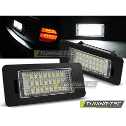 Lămpi led număr inmatriculare pentru Audi Q5 / A4 08-10 / A5 / TT / VW Passat B6 cu canbus