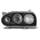 Iluminare auto TUNING-TEC faruri (Angel Eyes) pentru VW GOLF 3 09.91-08.97 (H7), negru, V2 | race-shop.ro