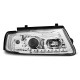 Iluminare auto TUNING-TEC faruri (DRL) pentru VW PASSAT B5 11.96-08.00 (H1), crom, V2 | race-shop.ro