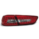 Iluminare auto TUNING-TEC stopuri LED pentru MITSUBISHI LANCER 8 SEDAN 08-11 (LIMOUSINE, fără omologare), roșu-alb | race-shop.ro