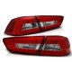 Iluminare auto TUNING-TEC stopuri LED pentru MITSUBISHI LANCER 8 SEDAN 08-11 (LIMOUSINE, fără omologare), roșu-alb | race-shop.ro