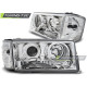 TUNING-TEC faruri pentru MERCEDES W201/190 12.82-05.93 (H7/H1), crom