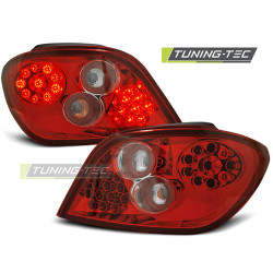 TUNING-TEC stopuri LED pentru PEUGEOT 307 04.01-07 (HATCHBACK), roșu-alb