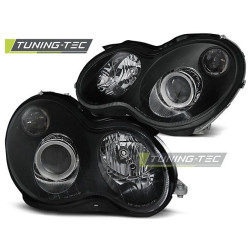 Faruri negre pentru Mercedes W203 C-Class 07.00-03.04