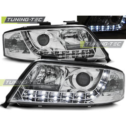 TUNING-TEC faruri (DRL) pentru AUDI A6 06.01-05.04 (H1), crom