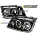 Iluminare auto TUNING-TEC faruri (Angel Eyes) pentru VW BORA 09.98-07.05 (H1), negru | race-shop.ro