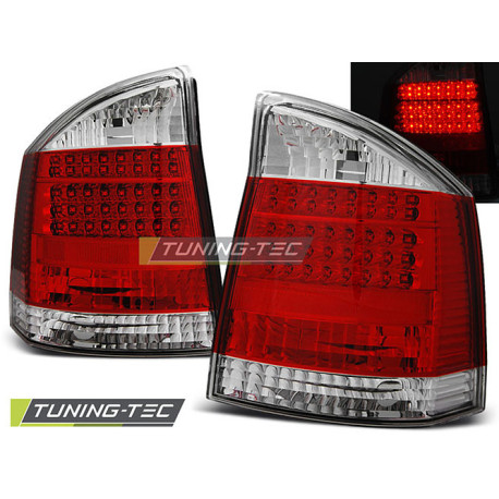 Iluminare auto TUNING-TEC stopuri LED pentru OPEL VECTRA C SEDAN HB 04.02-08 (HATCHBACK, LIMOUSINE), roșu-alb | race-shop.ro