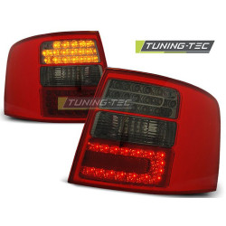 TUNING-TEC stopuri LED pentru AUDI A6 05.97-05.04 AVANT, roșu-fumuriu, V1