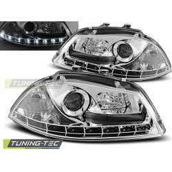 TUNING-TEC faruri (DRL) pentru SEAT IBIZA 6L 04.02-08 (H1), crom, V1