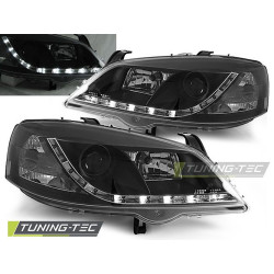 Faruri Opel Astra G 09.97-02.04 lumină de zi negru