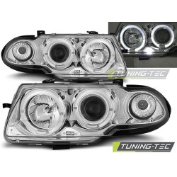 Faruri Opel Astra F 09.94-08.97 Angel Eyes crom