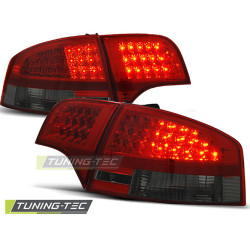 TUNING-TEC stopuri LED pentru AUDI A4 B7 11.04-11.07 SEDAN, roșu-fumuriu