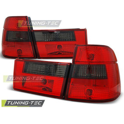 TUNING-TEC stopuri pentru BMW E34 91-96 TOURING, roșu-fumuriu