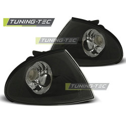 TUNING-TEC semnalizatoare față pentru BMW E46 05.98-08.01, negru, V2