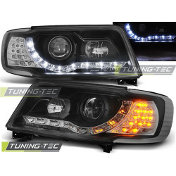 TUNING-TEC faruri (DRL) pentru AUDI 100 C4 12.90-06.94 (H1), negru