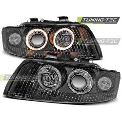 TUNING-TEC faruri (Angel Eyes) pentru AUDI A4 10.00-10.04 (H7), negru