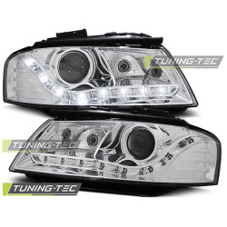 TUNING-TEC faruri (DRL) pentru AUDI A3 8P 05.03-03.08 (H7), crom