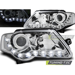 Faruri lumină de zi crom pentru VW Passat B6 3C 03.05-10