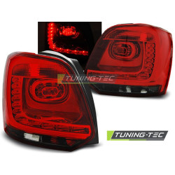 Stopuri led roșu fumuriu pentru VW Polo 09-14