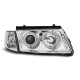 Iluminare auto TUNING-TEC faruri (CCFL, Angel Eyes) pentru VW PASSAT B5 3B 11.96-08.00 (H7/H1), crom | race-shop.ro