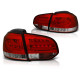 Iluminare auto TUNING-TEC stopuri LED (LED Bar) pentru WHIE VW GOLF 6 10.08-12, roșu, V1 | race-shop.ro